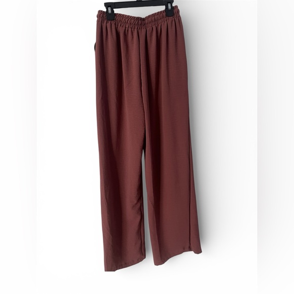 No Discount ✨ Lightweight Wide Leg Pants – Elastic Waist – – Size XL ✨ - Picture 4 of 13